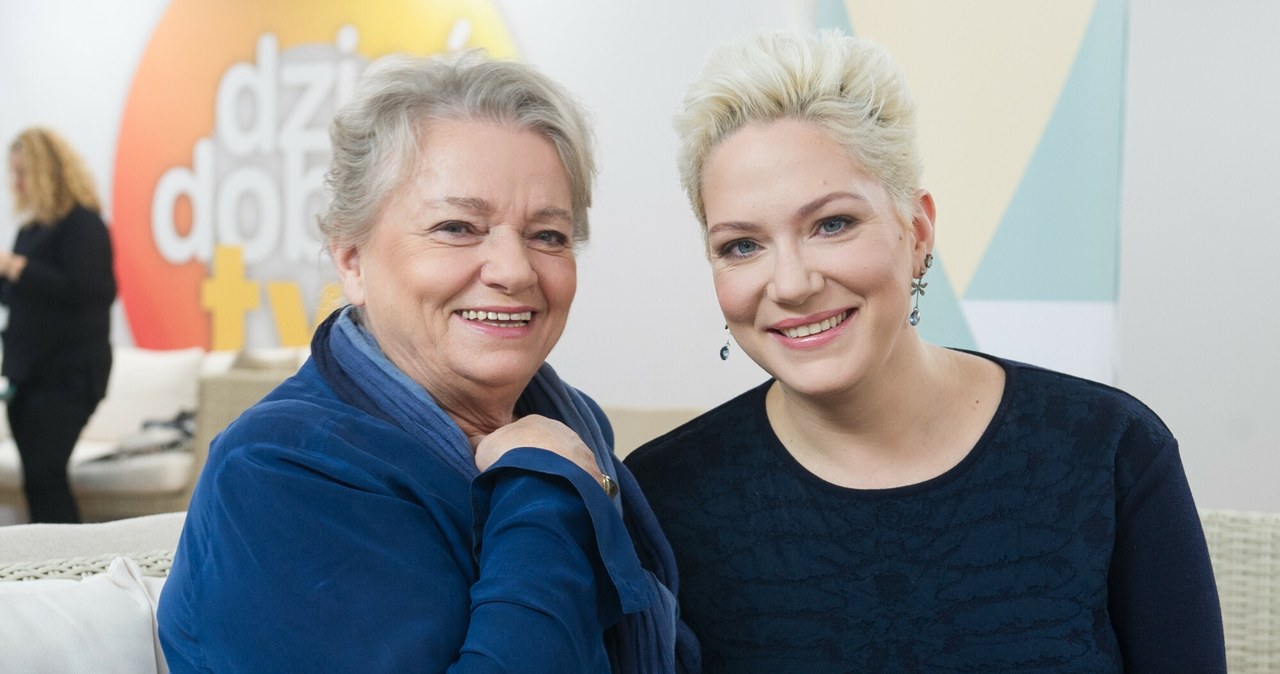 Anna Seniuk z córką Magdaleną /Dzień Dobry TVN /East News