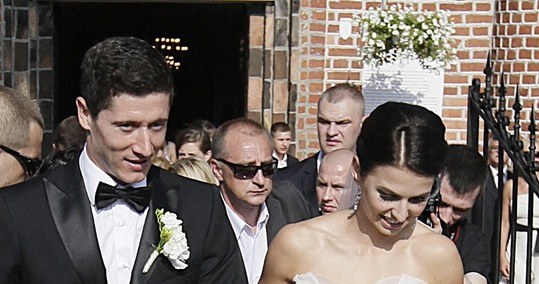 Anna Stachurska i Robert Lewandowski /East News