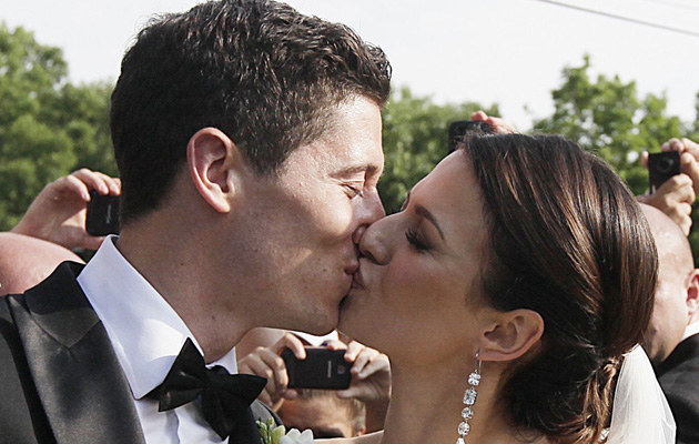 Anna Stachurska i Robert Lewandowski /East News