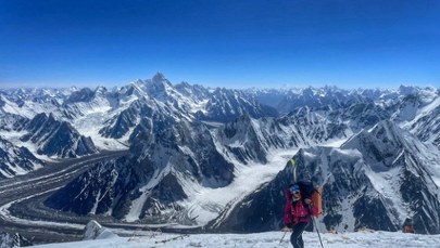 Anna Tybor jako pierwsza kobieta na świecie zjechała z Broad Peaka
