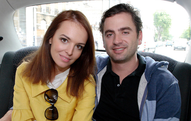 Anna Wendzikowska z mężem Chrisem w Londynie, fot.Piotr Apolinarski &nbsp; /Agencja FORUM