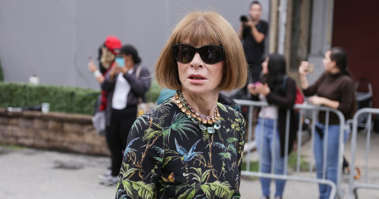 Anna Wintour jest ikoną fryzury bob /STRINGER /Getty Images