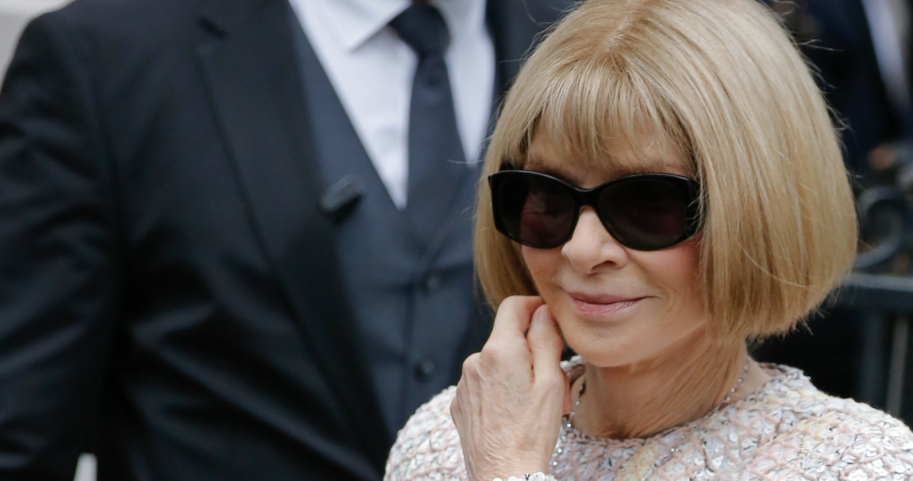 Anna Wintour w klasycznym bobie wygląda naprawdę zjawiskowo /J.M. HAEDRICH/SIPA /East News