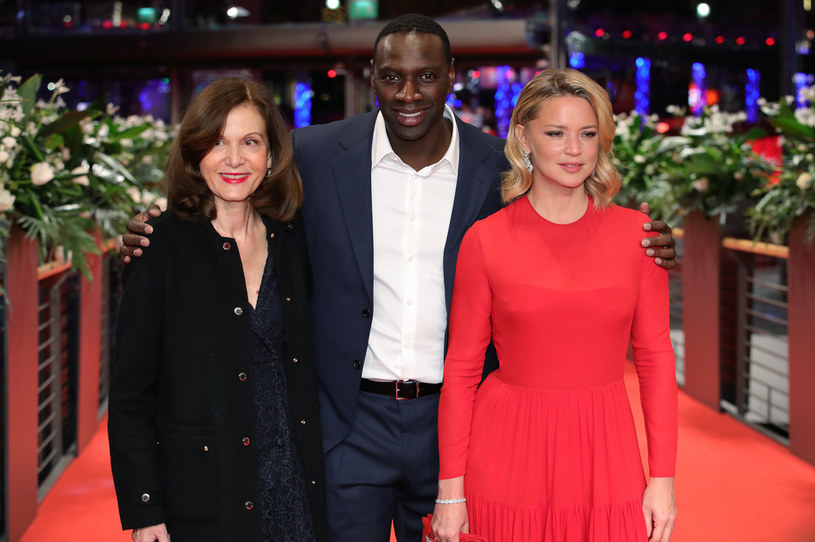 Anne Fontaine, Omar Sy i Virginie Efira na premierze filmu "Nocny konwój" na Berlinale 2020 /Andreas Rentz /Getty Images