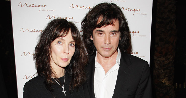 Anne Parillaud i Jean-Michel Jarre, fot.Gareth Cattermole &nbsp; /Getty Images/Flash Press Media