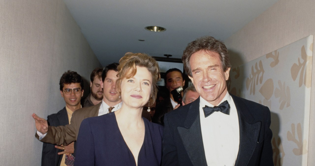 Annette Bening i Warren Beatty w 1992 roku /Vinnie Zuffante /Getty Images