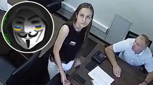 Anonymous zhakowali kamery w Rosji i puścili ukraińskie patriotyczne piosenki. Jest nagranie!