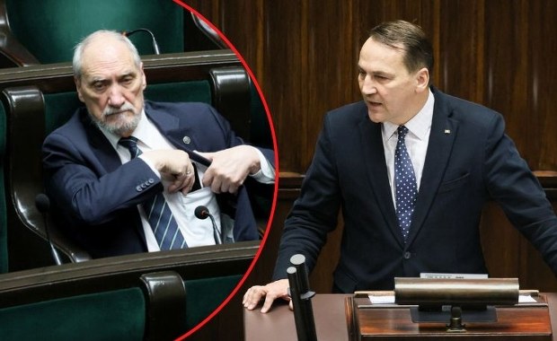 "Antek, czekam na pozew". Sikorski rzuca wyzwanie Macierewiczowi