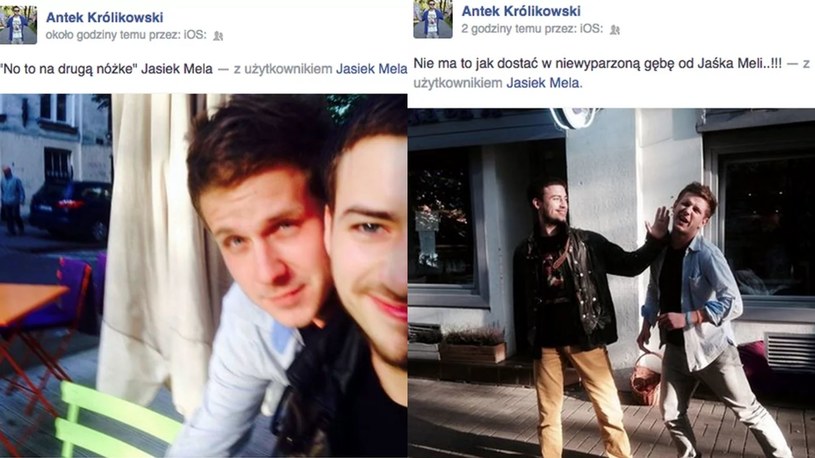 Antek Królikowski i Jaś Mela /Antek Królikowski /Facebook