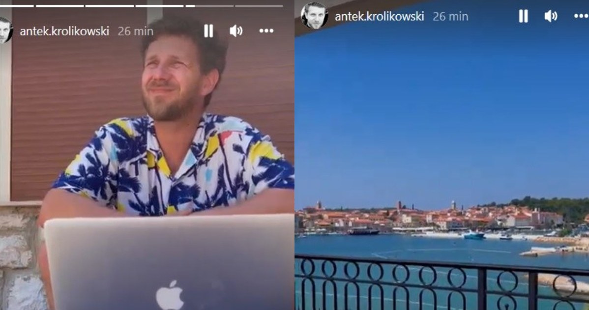 Antek Królikowski pochwalił się, co robi w pierszą rocznicę ślubu @antek.krolikowski/ /Instagram