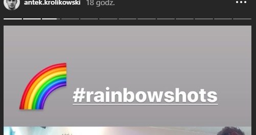 Antek Królikowski z dziewczyną Kasią na ślubie Antka Smykiewicza /Instagram/Antek Królikowski /Instagram