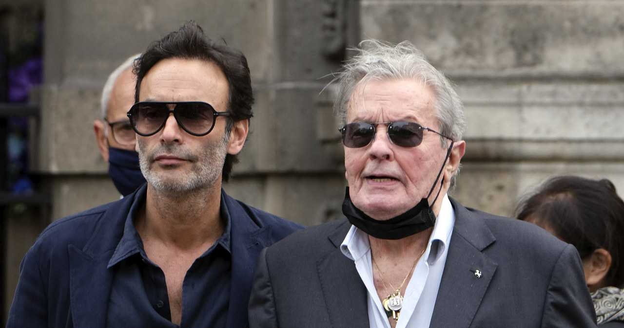 Anthony Delon i Alain Delon 2021 /Getty Images