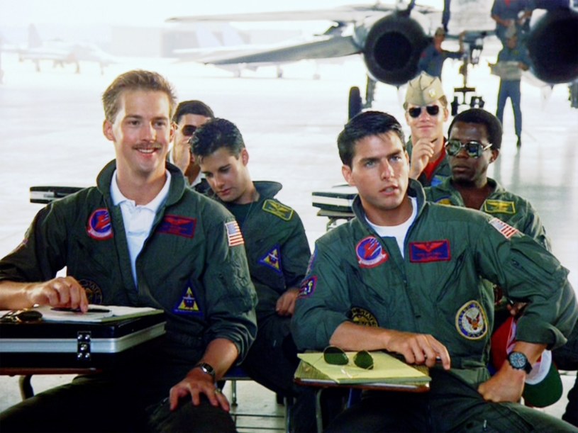 Anthony Edwards i Tom Cruise w filmie "Top Gun" /CBS /Getty Images