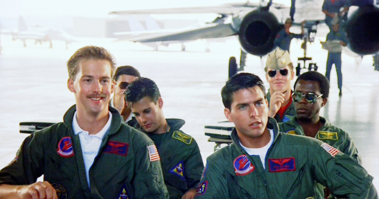 Anthony Edwards i Tom Cruise w filmie "Top Gun" /CBS /Getty Images