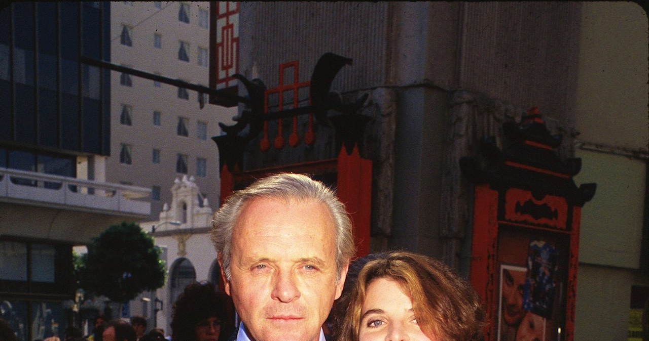 Anthony Hopkins w 1991 roku z córką Abigail /LFI/Photoshot/REPORTER /East News