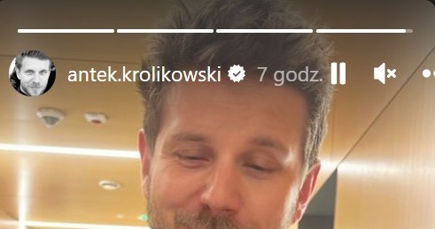 Antoni Królikowski dziękuje za urodzinowe życzenia /Instagram
