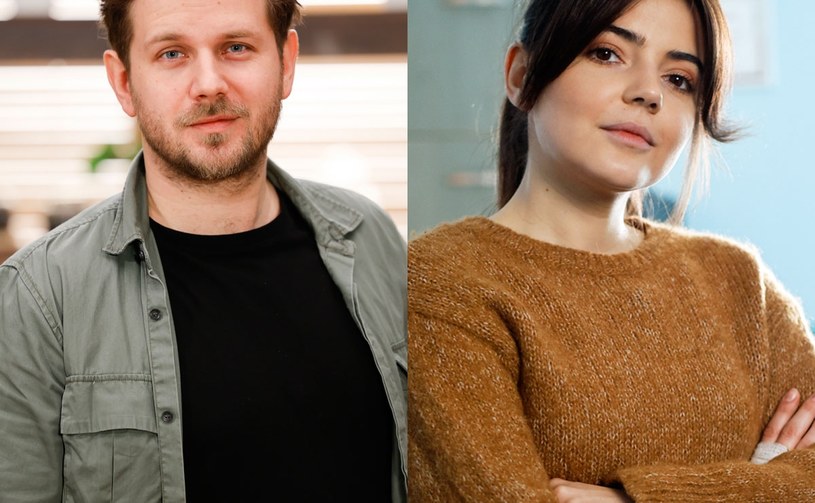 Antoni Królikowski i Katarzyna Ucherska na planie serialu "Uroczysko" /Telus /AKPA