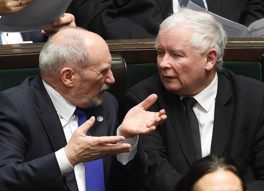 Antoni Macierewicz i Jarosław Kaczyński /Radek Pietruszka /PAP