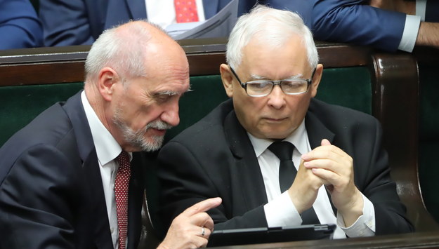 Antoni Macierewicz i Jarosław Kaczyński /	Wojciech Olkuśnik /PAP