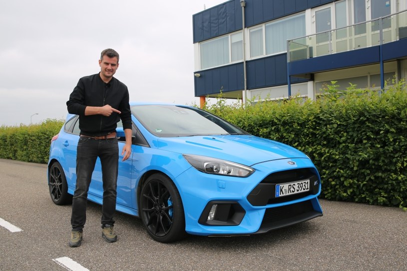 Antoni Pawlicki i Ford Focus RS Buzz Car /Informacja prasowa