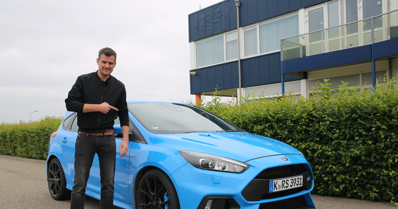 Antoni Pawlicki i Ford Focus RS Buzz Car /Informacja prasowa