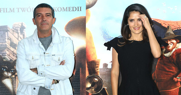 Antonio Banderas i Salma Hayek są już w Polsce /PAP