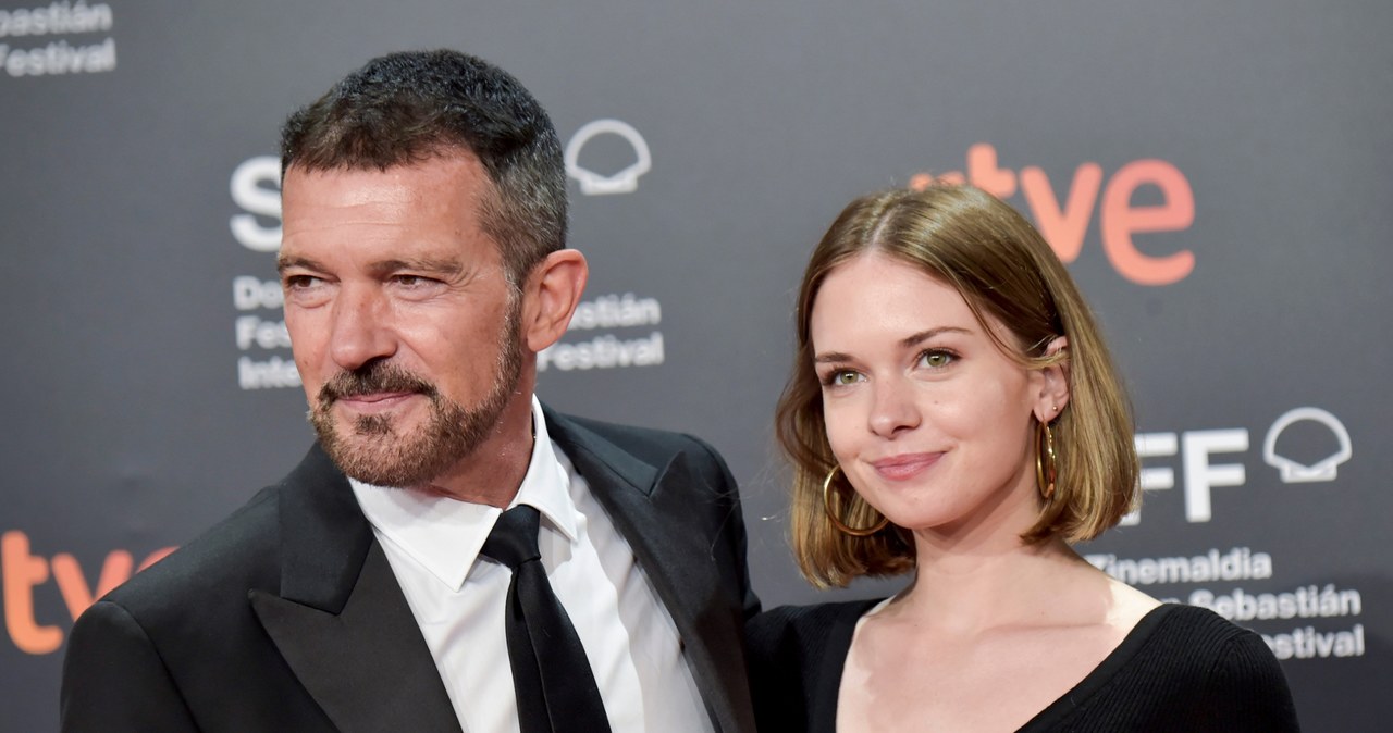 Antonio Banderas z córką Stellą Banderas Griffith /Juan Naharro Gimenez /Getty Images