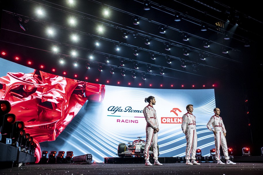 Antonio Giovinazzi, Kimi Raikkonen i Robert Kubica /Foto: Orlen Team /Materiały prasowe
