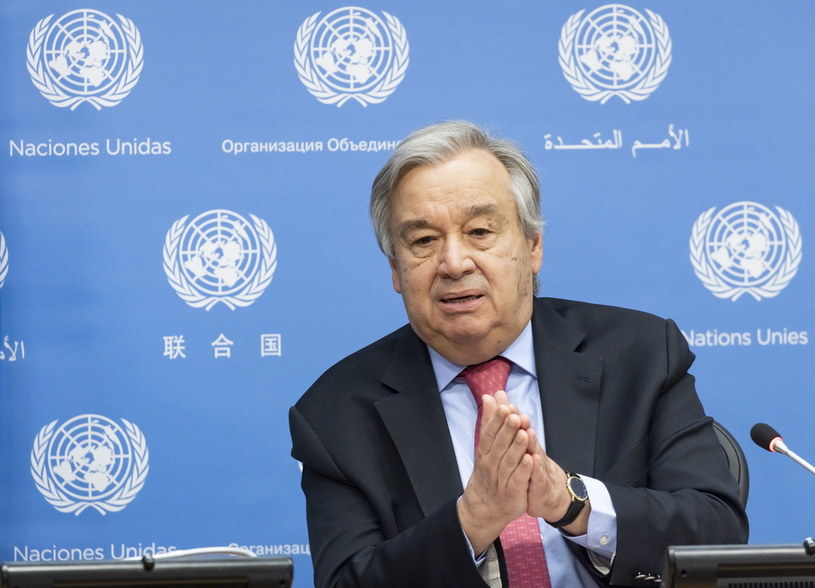 Antonio Guterres, sekretarz generalny ONZ. /JUSTIN LANE /AFP