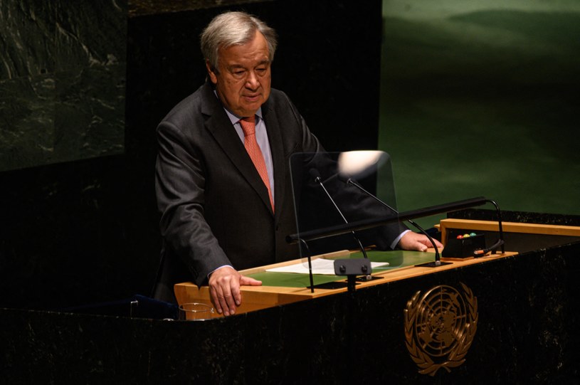 Antonio Guterres, szef ONZ /AFP