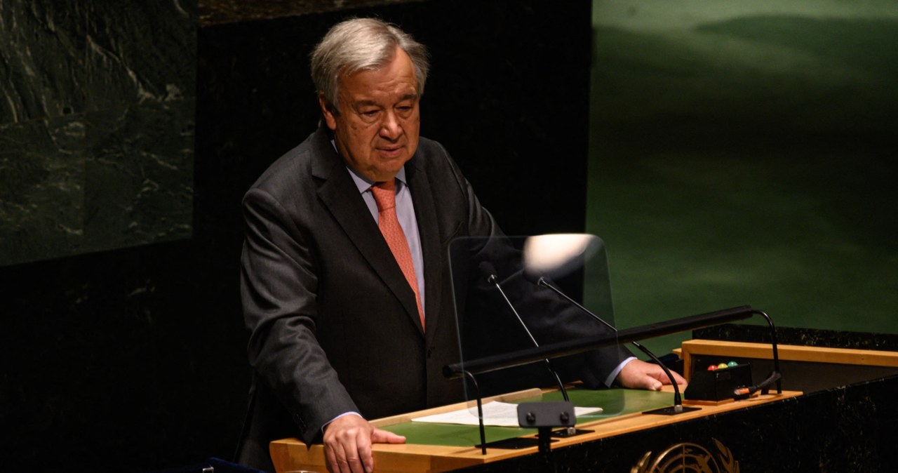 Antonio Guterres, szef ONZ /AFP