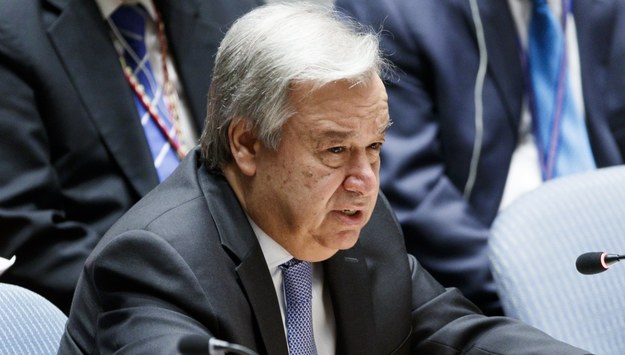 Antonio Guterres /JUSTIN LANE /PAP/EPA