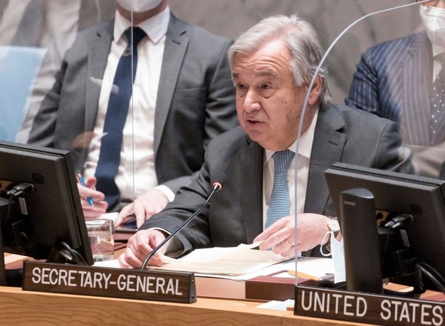 Antonio Guterres /JUSTIN LANE /PAP/EPA