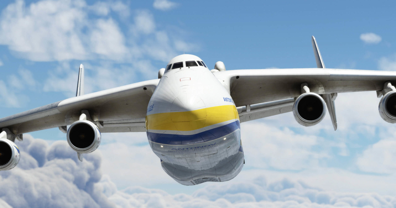 Antonov An-225 Mrija w dodatku do Microsoft Flight Simulator /materiały prasowe