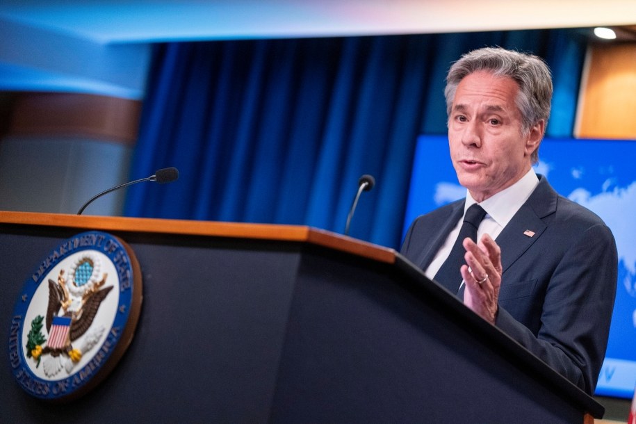 Antony Blinken, sekretarz stanu USA /HAWN THEW /PAP/EPA