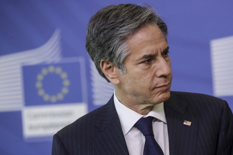 Antony Blinken w Brukseli /AFP