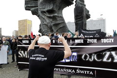 Antyfaszyści starli się z policją w Katowicach