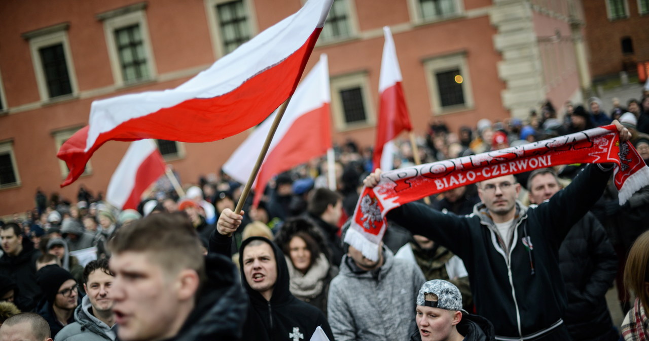 Antyimigrancka demonstracja w Warszawie