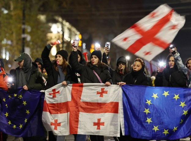 Antyrządowe protesty w Gruzji /GIORGI ARJEVANIDZE/AFP /East News