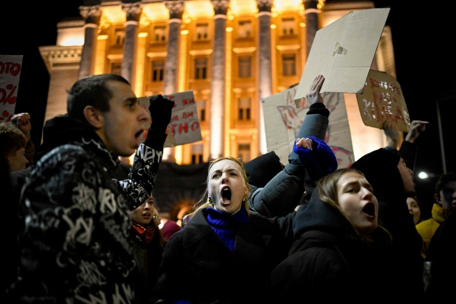Antyrządowe protesty w Sofii /NIKOLAY DOYCHINOV/AFP/East News /East News