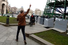 Antyrządowy protest na Ukrainie rozpędzony