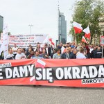 Antyrządowy protest rolników w centrum Warszawy. Szef AgroUnii spotkał się z Grodzkim 