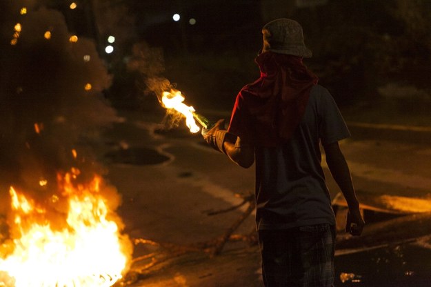 Antyrządowy protest w Barquisimeto w północno-wschodniej Wenezueli /PASQUALE GIORGIO /PAP/EPA