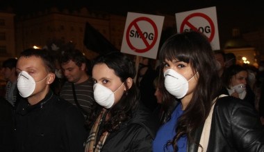 Antysmogowy marsz żałobny