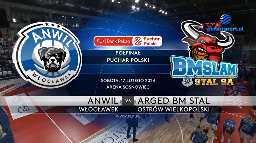 Anwil Włocławek - Arged BM Stal Ostrów Wlkp 85:94. Skrót meczu