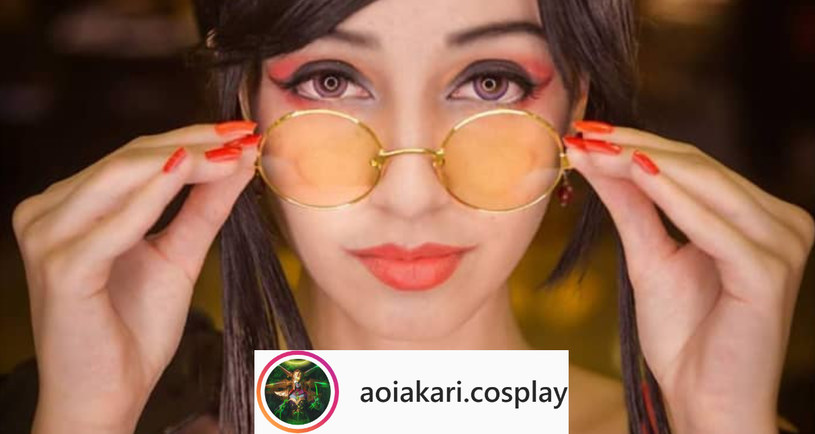 Aoi Akari - fragment zdjęcia zamieszczonego w serwisie Instagram.com/na profilu: @aoiakari.cosplay /materiały źródłowe