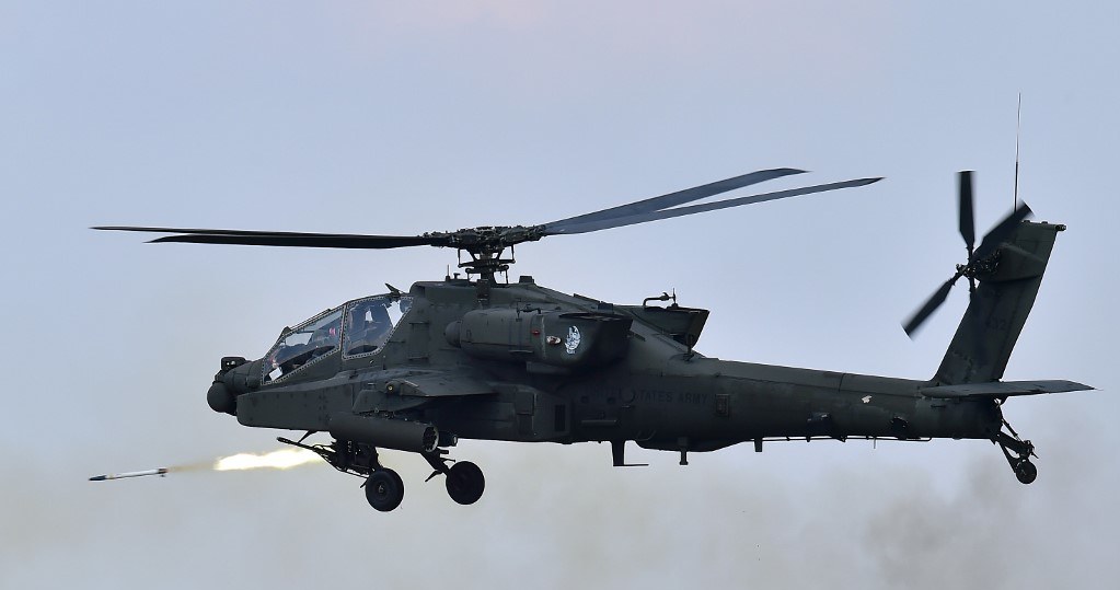 Apache podczas ćwiczeń w Korei Płd. /AFP