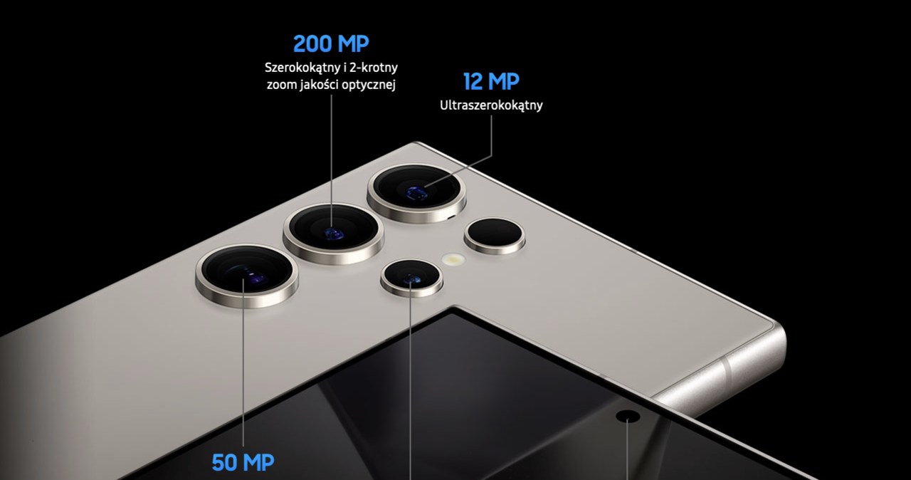 Aparat fotograficzny modelu Samsung Galaxy S24 Ultra oferuje dużo możliwości /Samsung /materiały prasowe