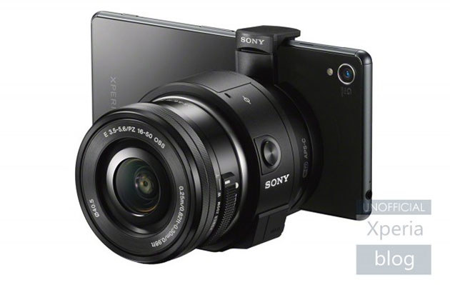 Aparat w obiektywie do smartfonów Sony QX1 Źródło: xperiablog /materiały prasowe