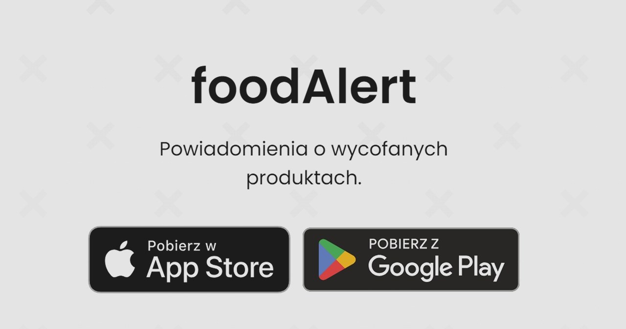 Aplikacja foodAlert: Wycofane produkty na iOS i Androida /foodAlert: Wycofane produkty /materiały promocyjne